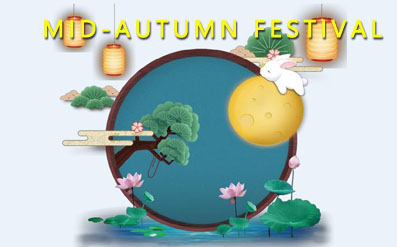 Avis de vacances pour la fête de la mi-automne en Chine 2021